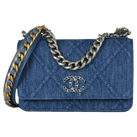 chanel 19 denim bag 2022|Chanel 19 handbags.